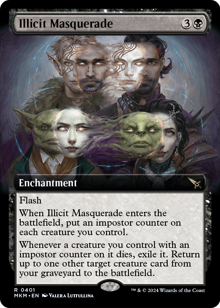 Illicit Masquerade (Extended Art) [Murders at Karlov Manor] Foil