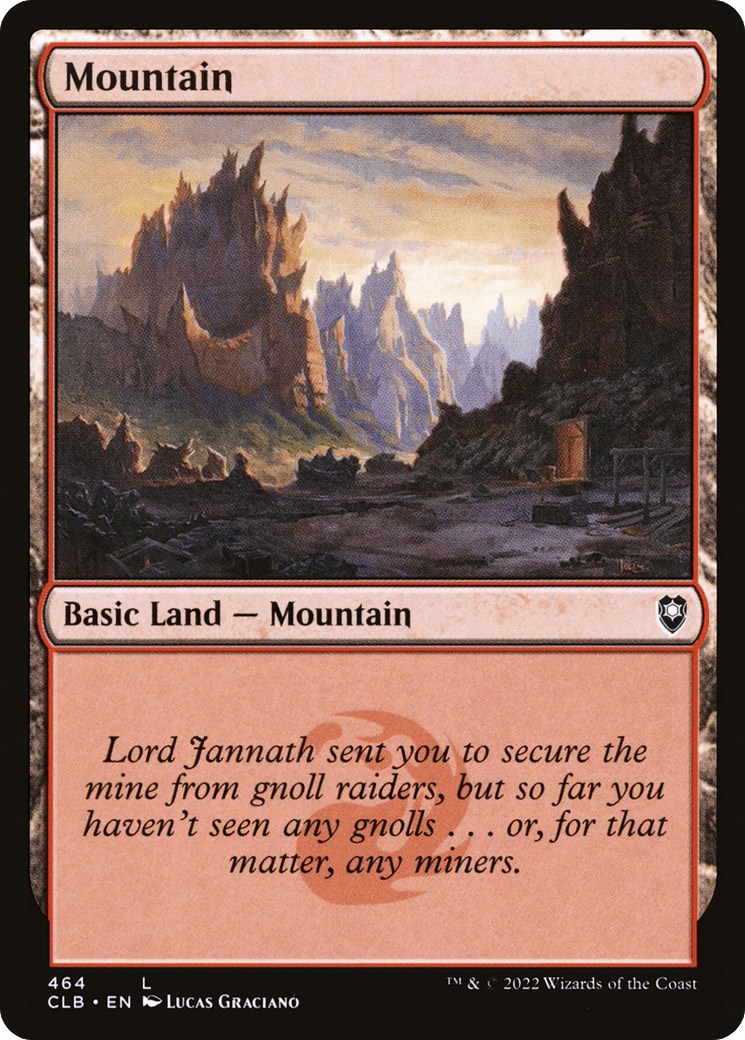 Mountain (464) [Commander Legends: Battle for Baldur's Gate]