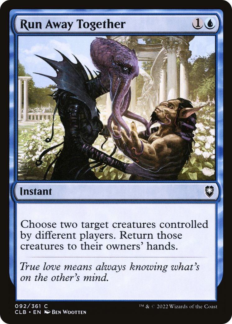 Run Away Together [Commander Legends: Battle for Baldur's Gate] Foil