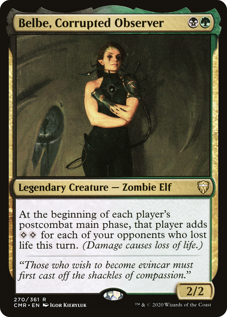 Belbe, Corrupted Observer [Commander Legends] Foil