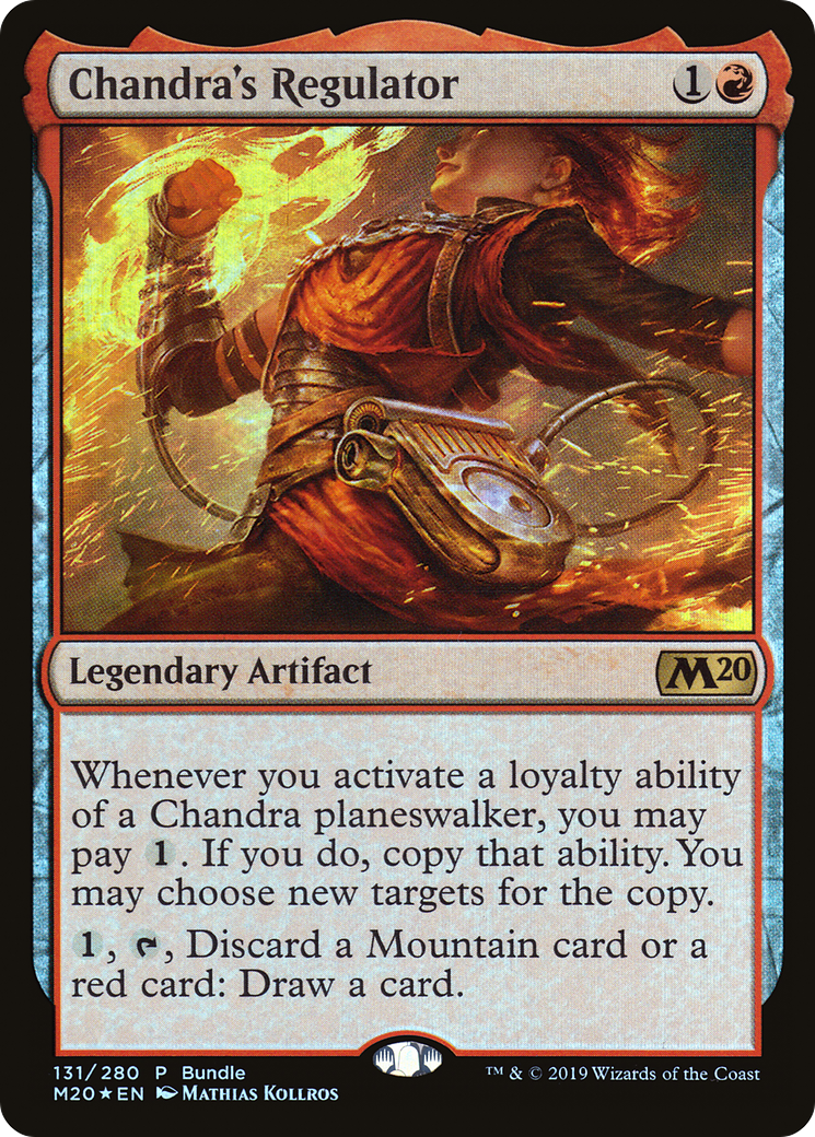 Chandra's Regulator (Bundle) [Core Set 2020 Promos] Foil Foreign