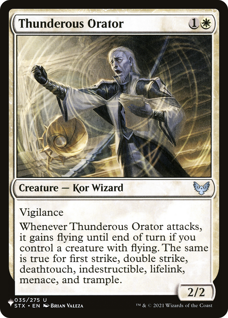 Thunderous Orator |  (STX-35) [The List]
