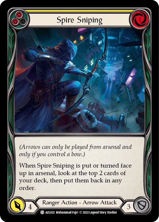 Spire Sniping (Yellow) [AZL022] (Outsiders Azalea Blitz Deck)