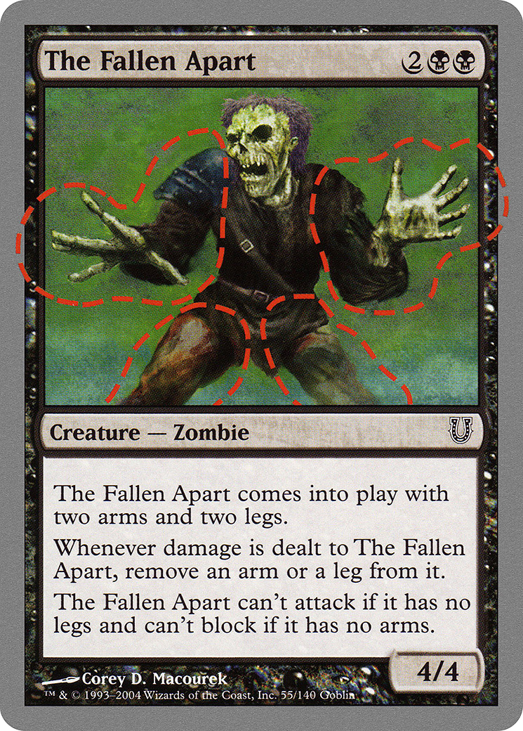 The Fallen Apart [Unhinged] Foil