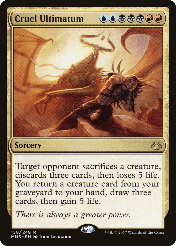 Cruel Ultimatum [Modern Masters 2017] Foil
