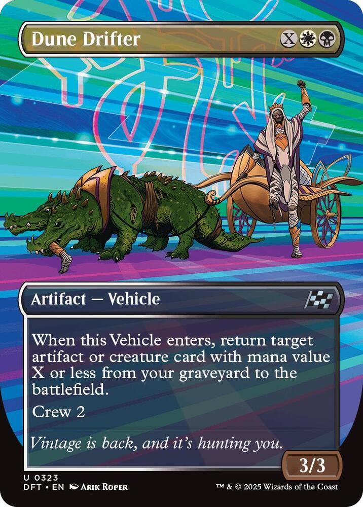 Dune Drifter 323/291 (Aetherdrift)  - Borderless