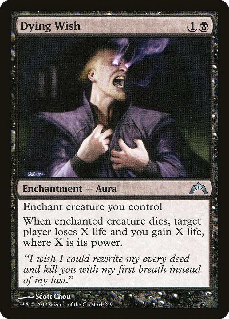 Dying Wish [Gatecrash] Foil