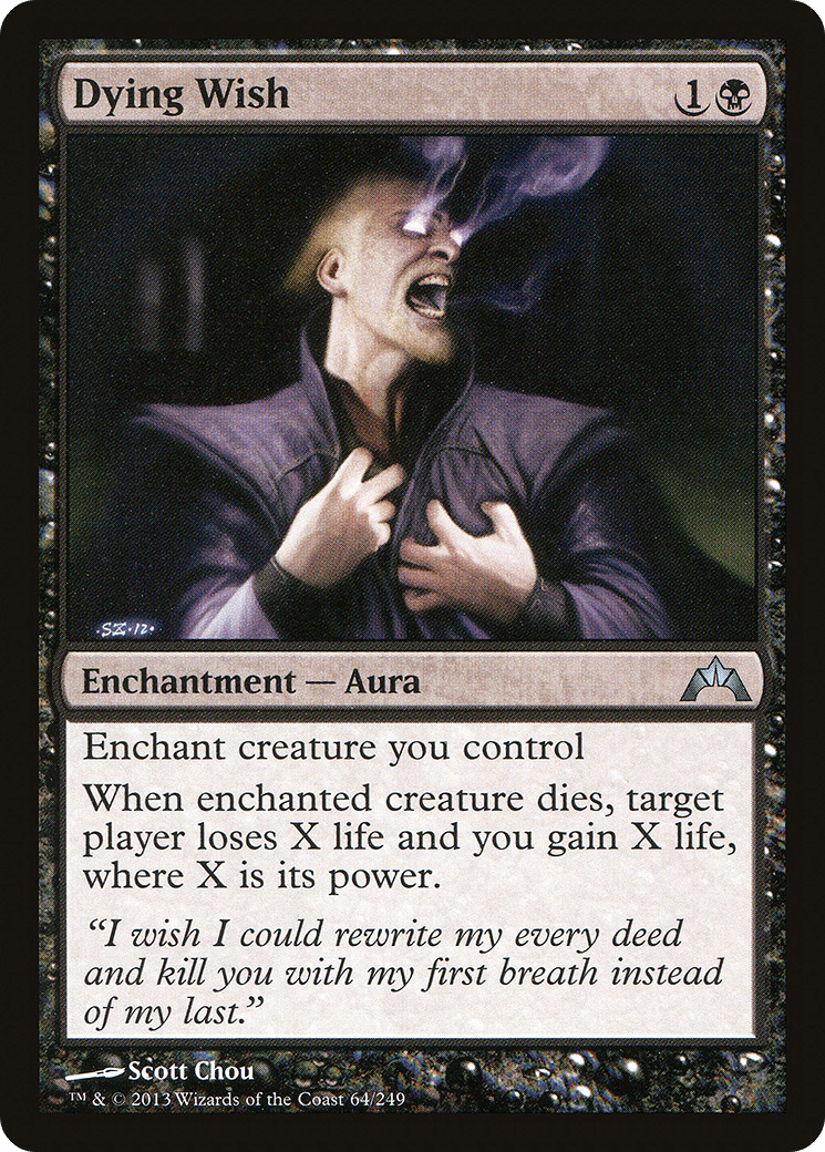 Dying Wish [Gatecrash] Foil