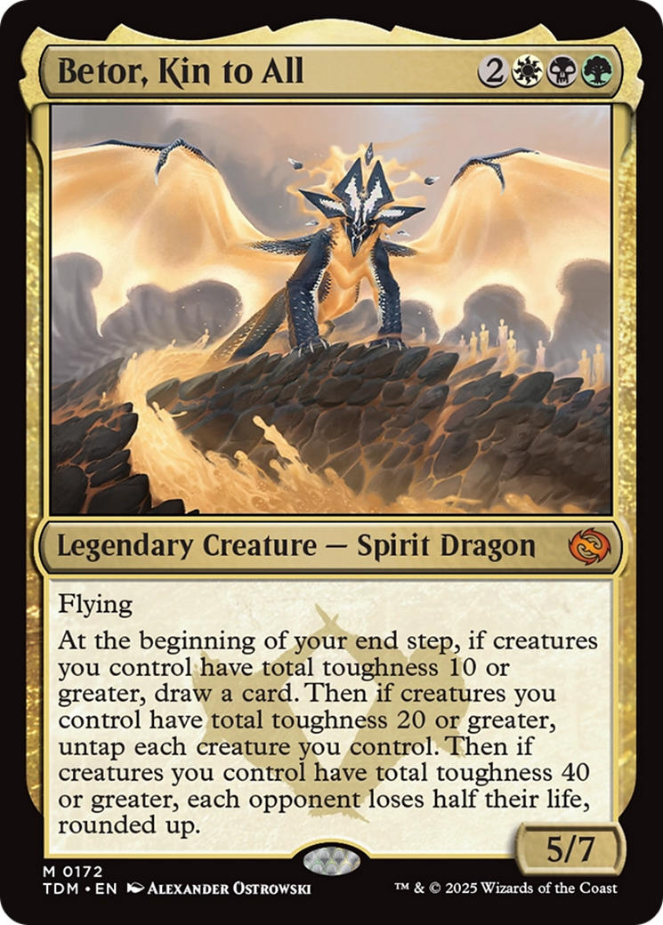 Betor, Kin to All (172) [Tarkir: Dragonstorm]  Foil