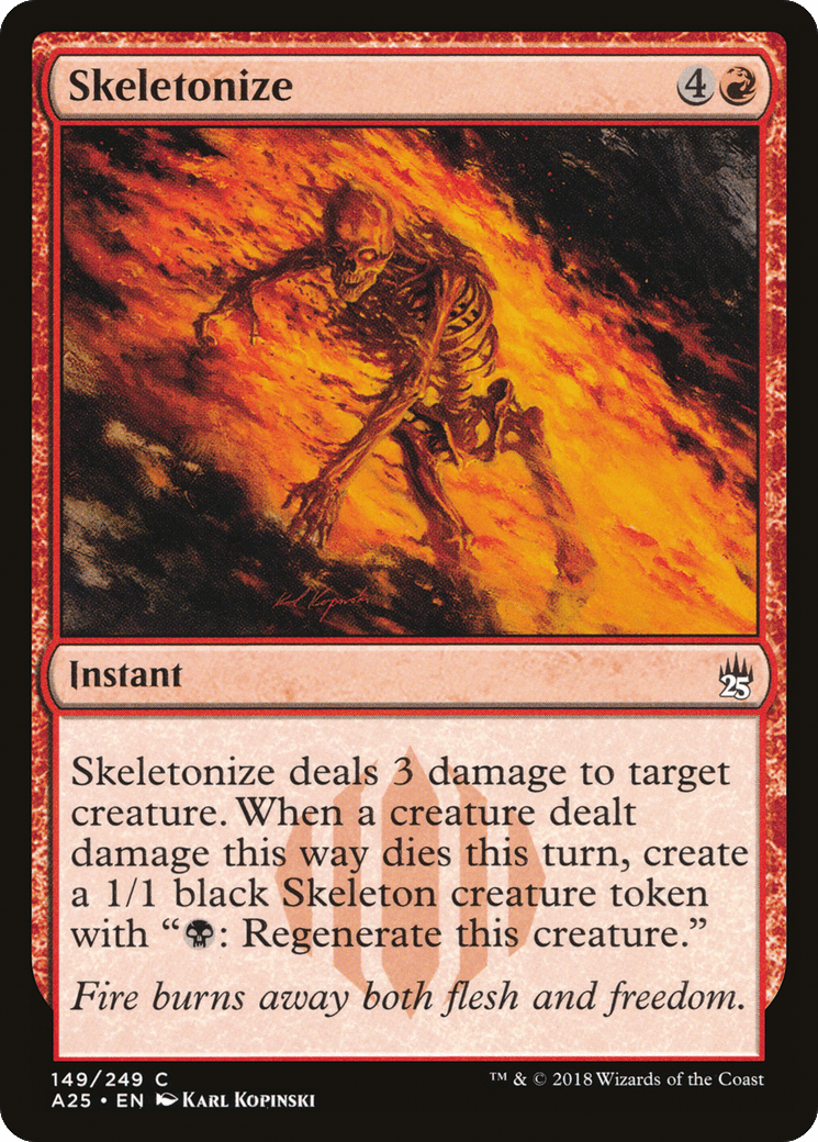 Skeletonize [Masters 25] Foil
