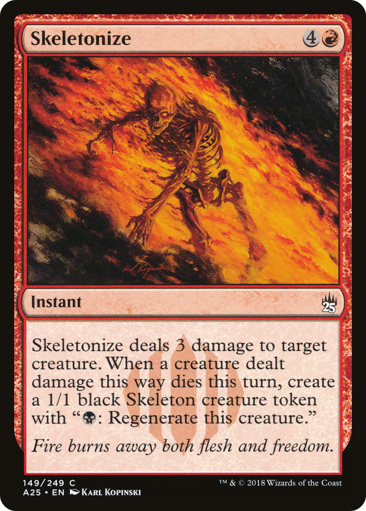 Skeletonize [Masters 25] Foil