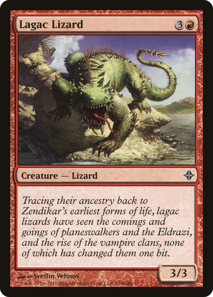 Lagac Lizard [Rise of the Eldrazi] Foil