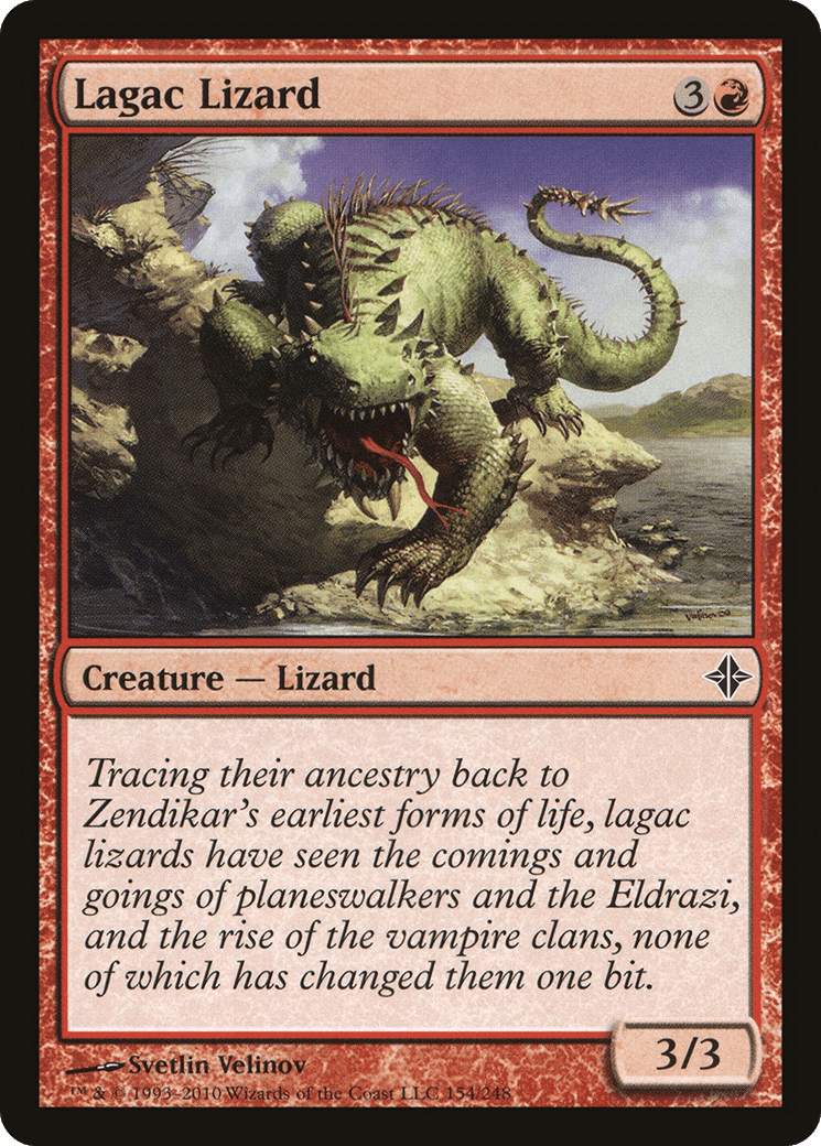 Lagac Lizard [Rise of the Eldrazi] Foil
