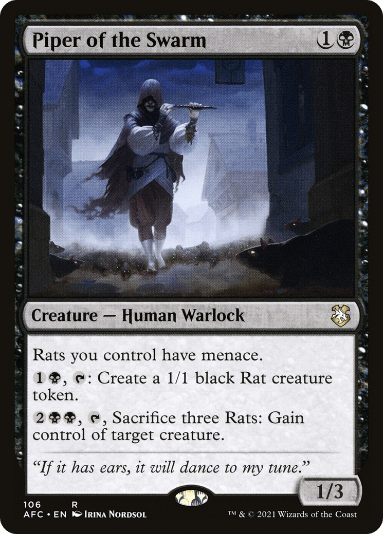 Piper of the Swarm [Dungeons & Dragons: Adventures in the Forgotten Realms Commander]