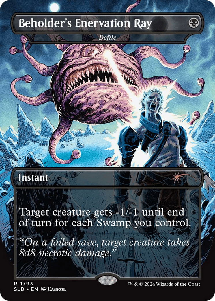 Beholder's Enervation Ray - Defile [Secret Lair Drop Series]