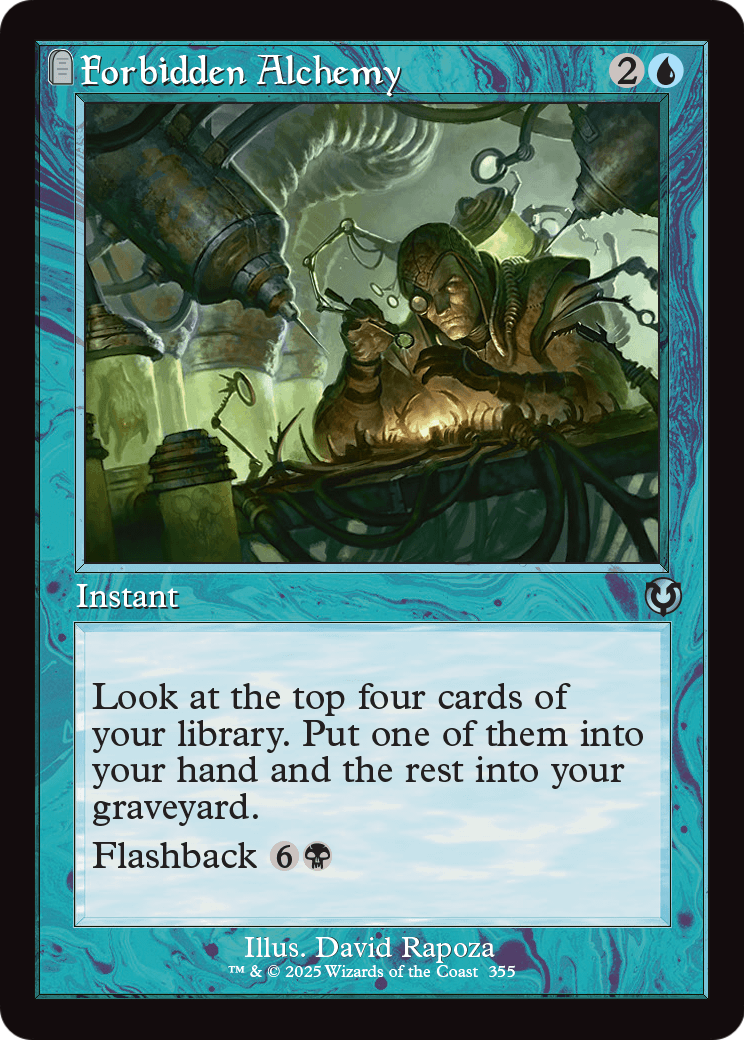 Forbidden Alchemy (Retro Frame) (-355) [Innistrad Remastered]  Foil