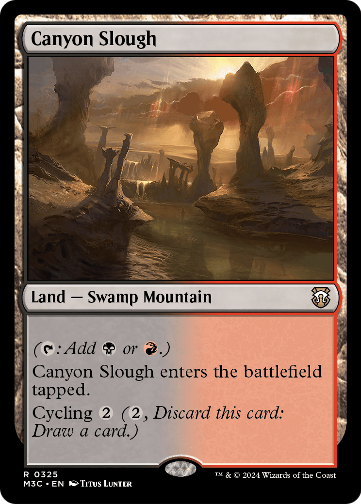 Canyon Slough (M3C-325) - Modern Horizons 3 Commander Foil