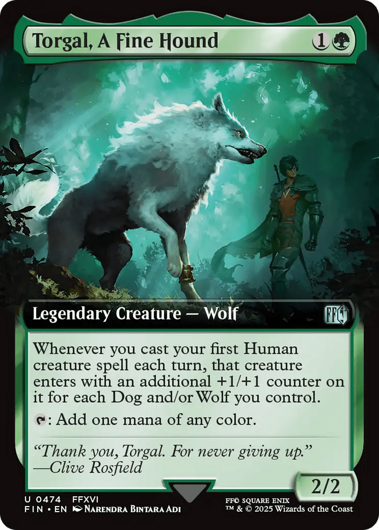Torgal, A Fine Hound (Extended Art) (474) [FINAL FANTASY]
