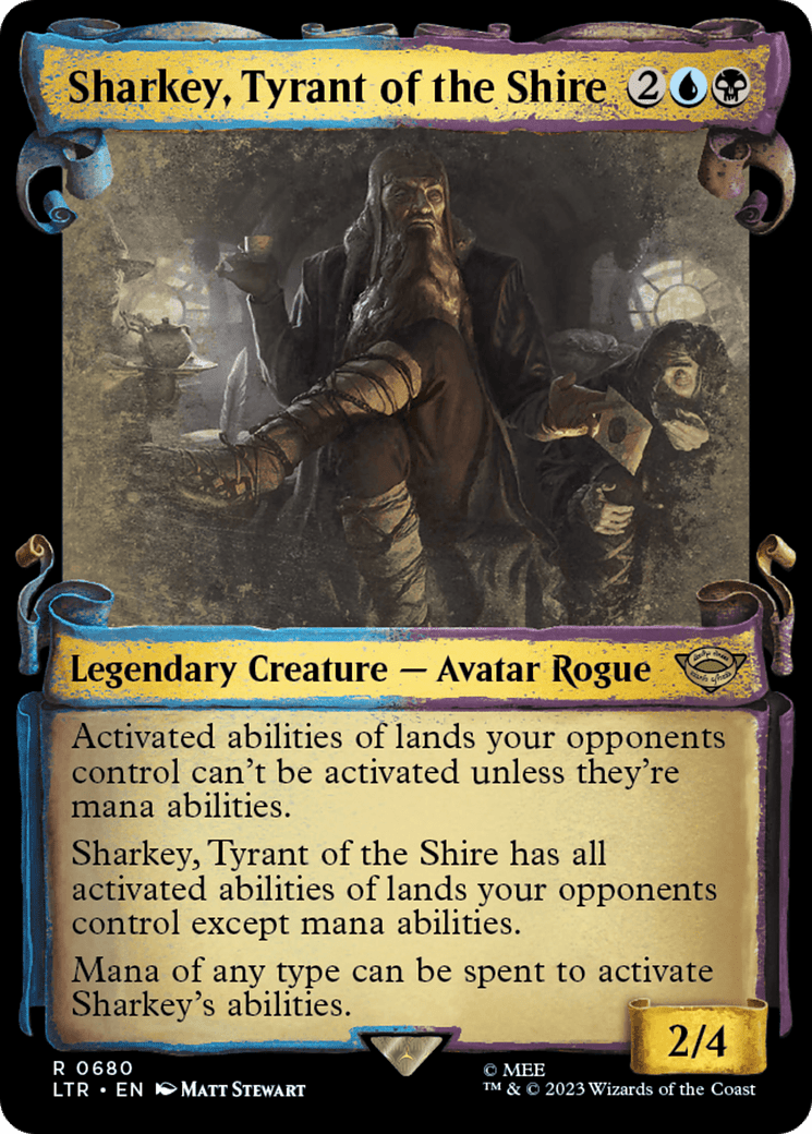 Sharkey, Tyrant of the Shire [The Lord of the Rings: Tales of Middle-Earth Showcase Scrolls] Foil