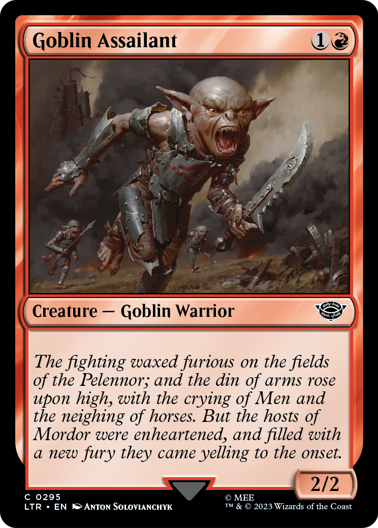 Goblin Assailant [The Lord of the Rings: Tales of Middle-Earth] Foil