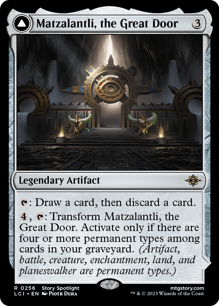 Matzalantli, the Great Door // The Core [The Lost Caverns of Ixalan] Foil