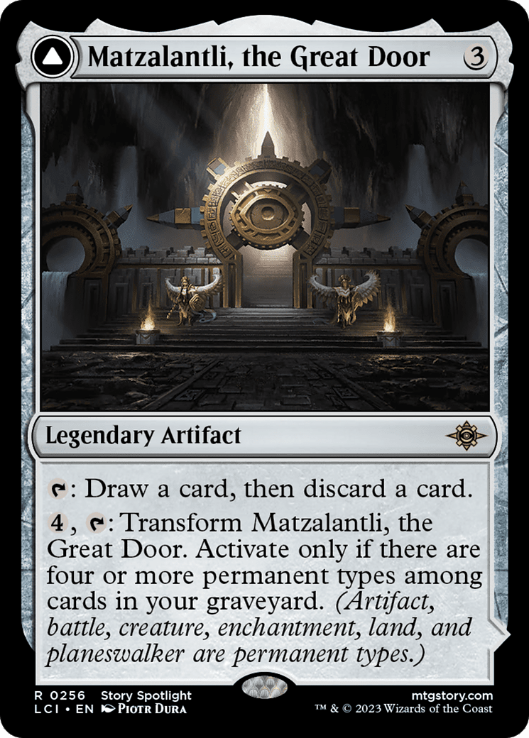 Matzalantli, the Great Door // The Core [The Lost Caverns of Ixalan] Foil