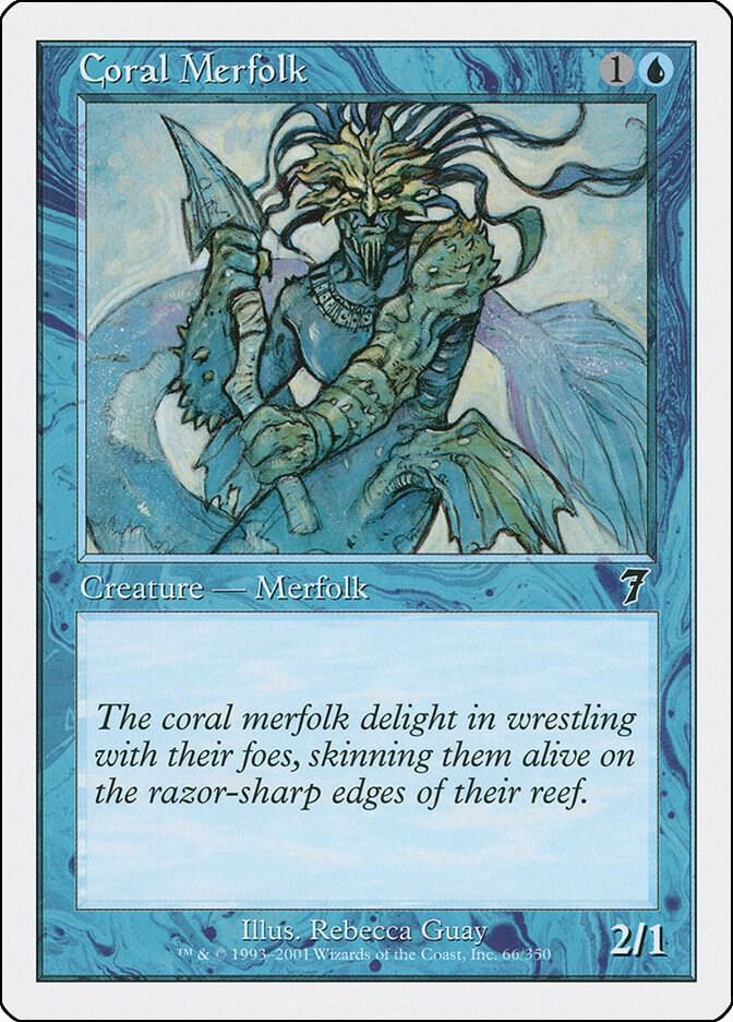 Coral Merfolk 66/350 (7th Edition) 