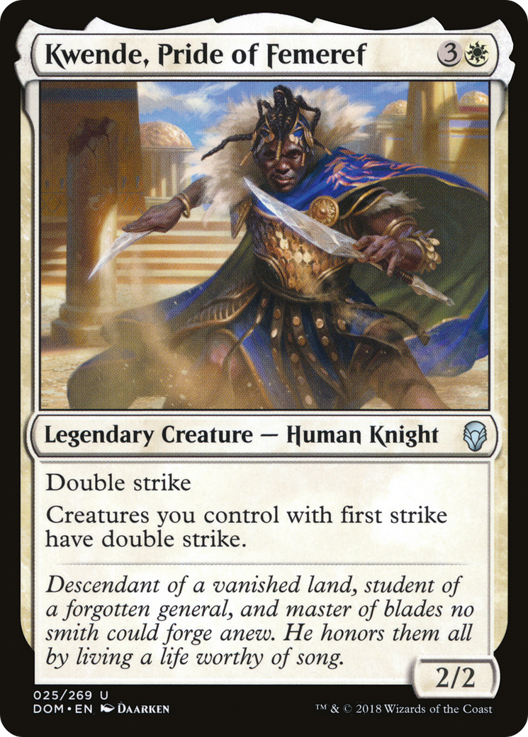 Kwende, Pride of Femeref [Dominaria] Foil