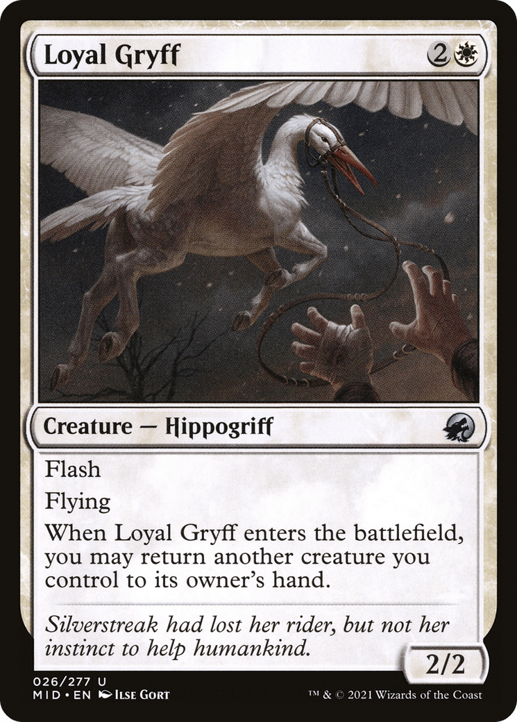 Loyal Gryff [Innistrad: Midnight Hunt] Foil