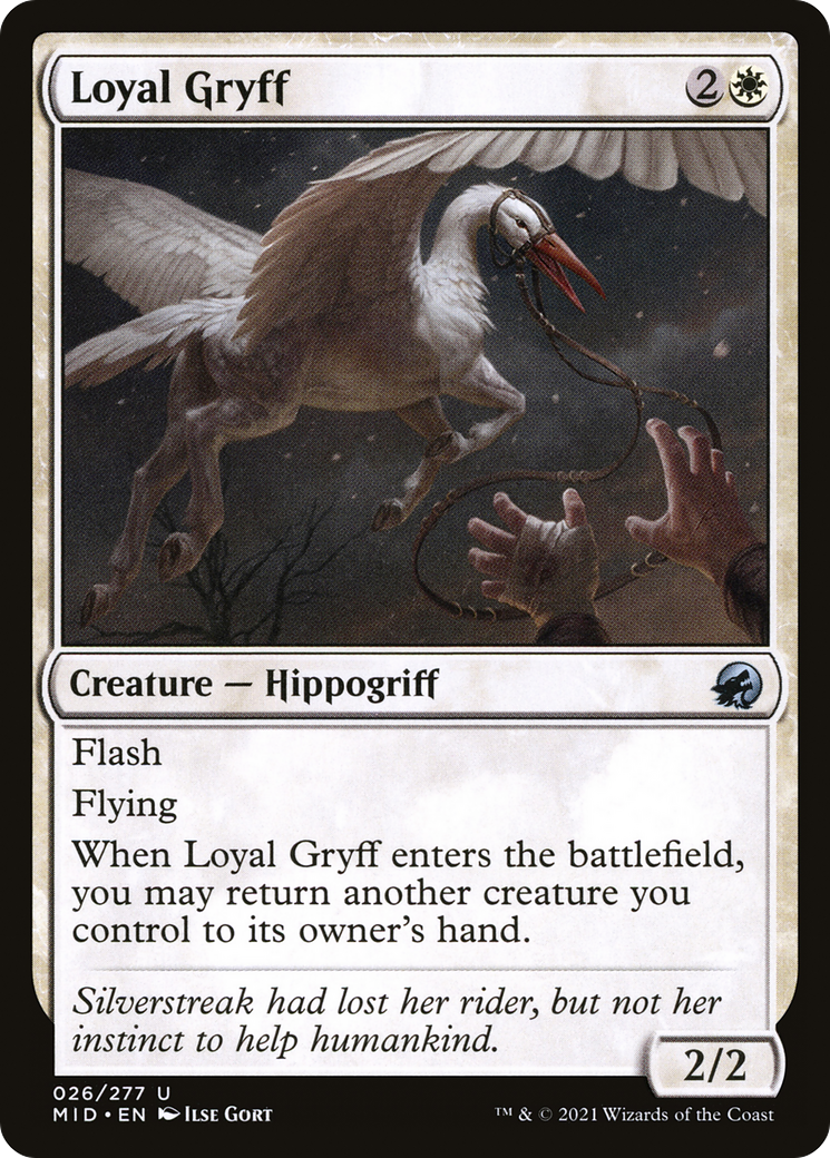 Loyal Gryff [Innistrad: Midnight Hunt] Foil