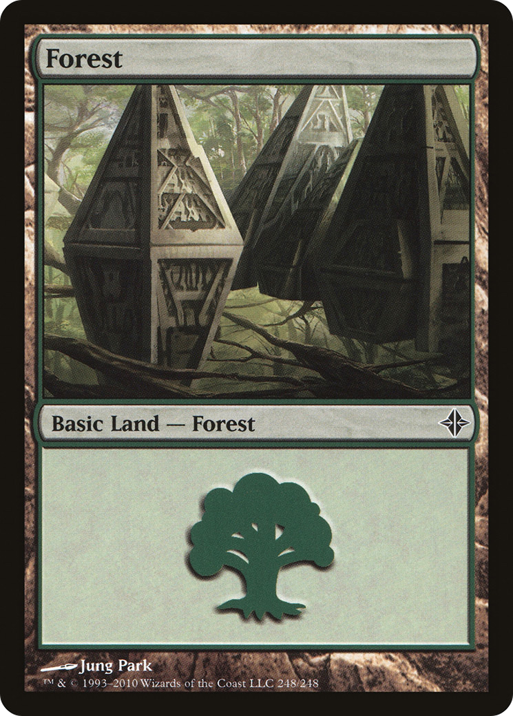 Forest (248) [Rise of the Eldrazi] Foil