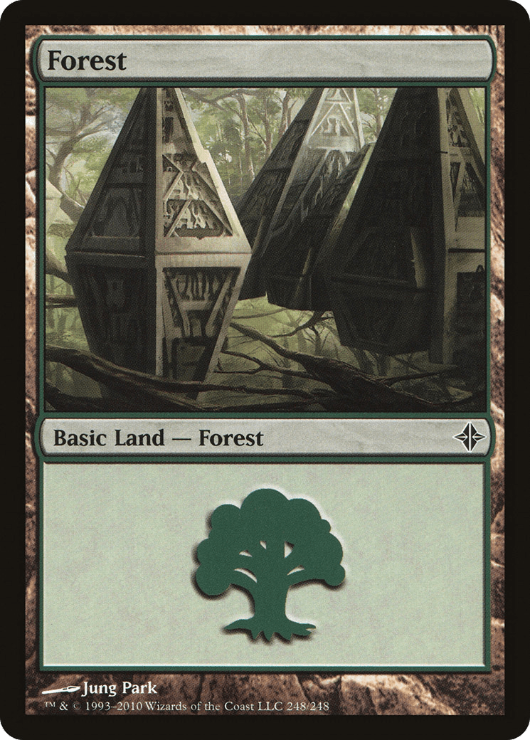Forest (248) [Rise of the Eldrazi] Foil