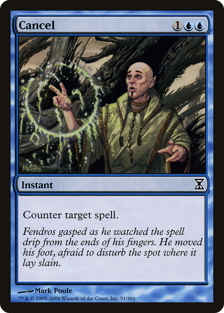 Cancel [Time Spiral] Foil