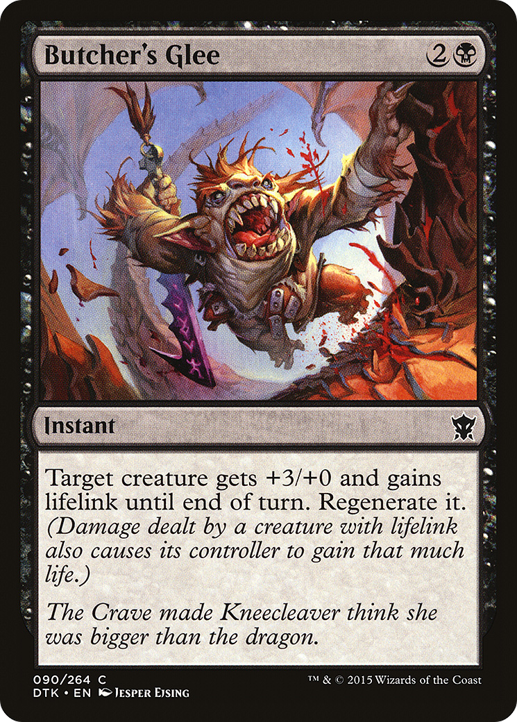 Butcher's Glee [Dragons of Tarkir] Foil