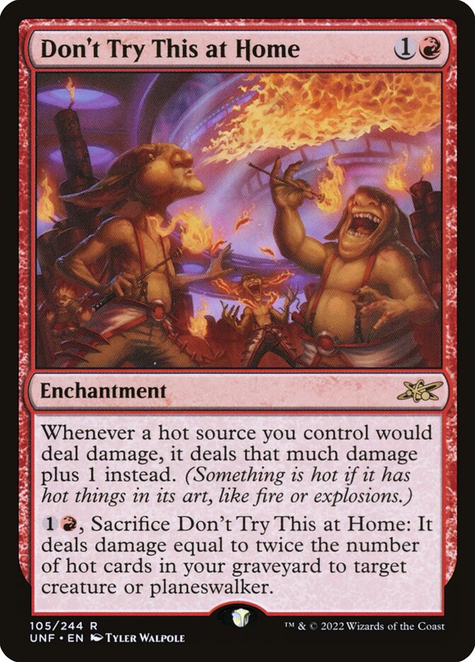 Don't Try This at Home 105/244 (Unfinity) 
