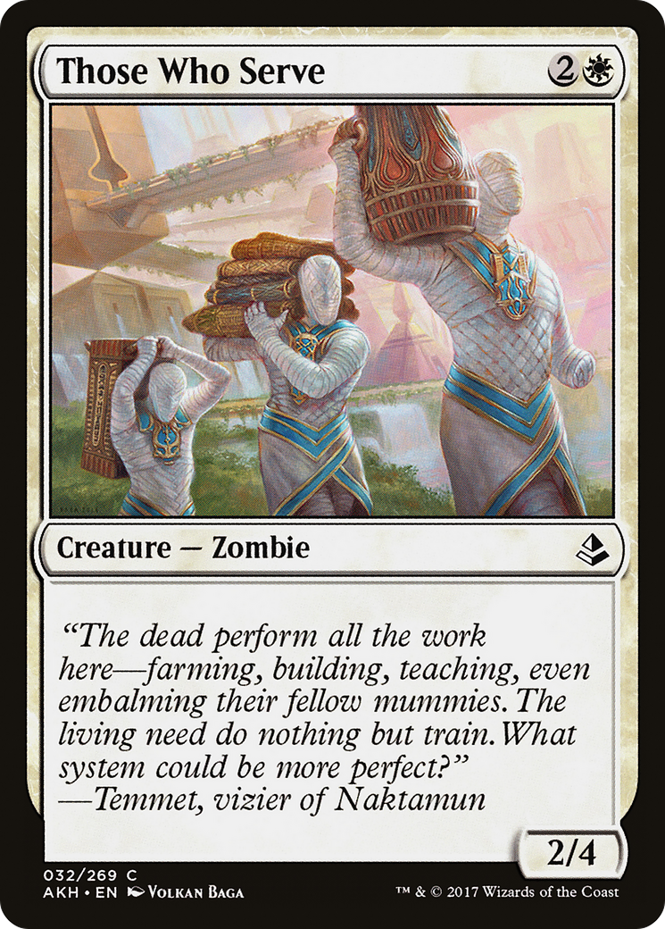 Those Who Serve [Amonkhet] Foil