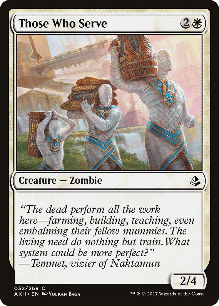 Those Who Serve [Amonkhet] Foil