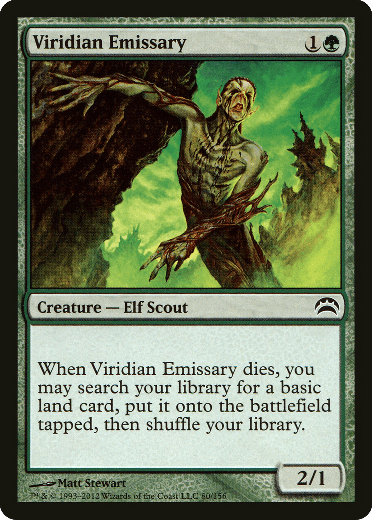 Viridian Emissary (080) [Planechase 2012]  Foil
