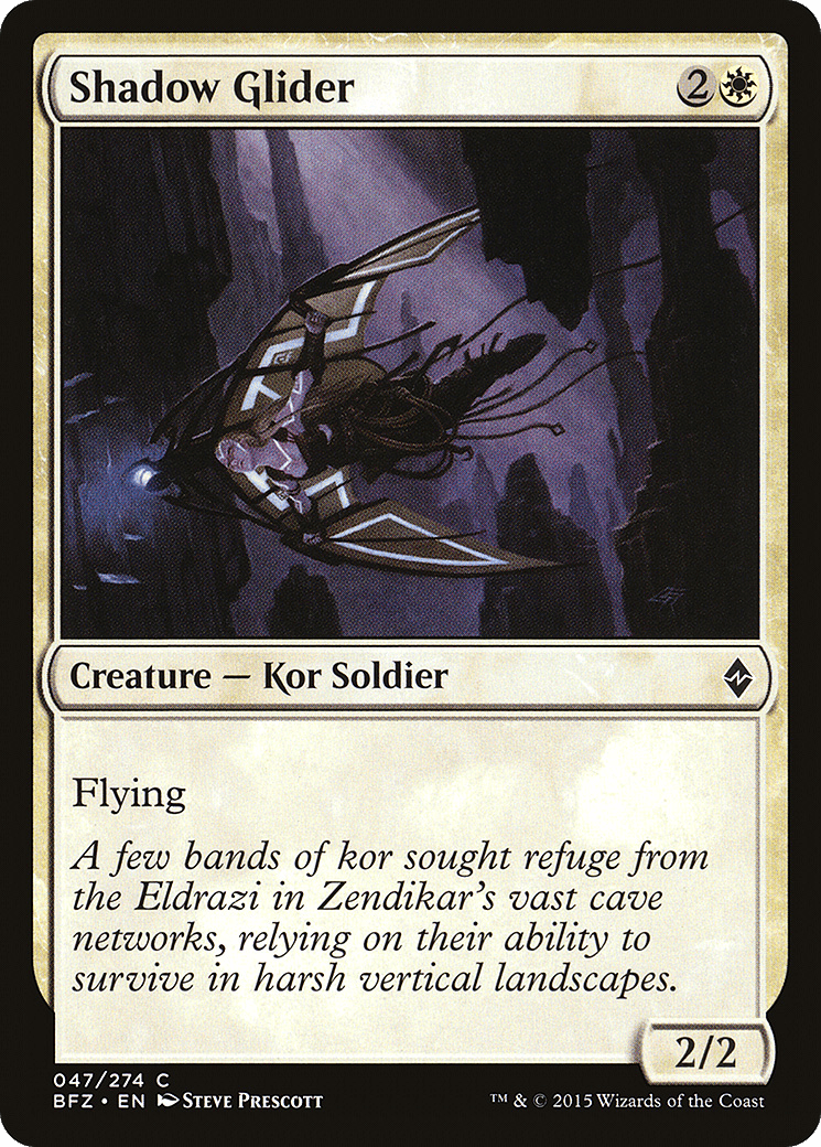 Shadow Glider [Battle for Zendikar] Foil