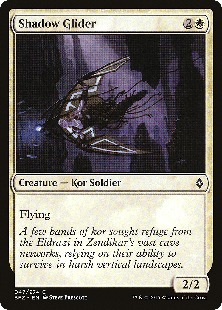 Shadow Glider [Battle for Zendikar] Foil