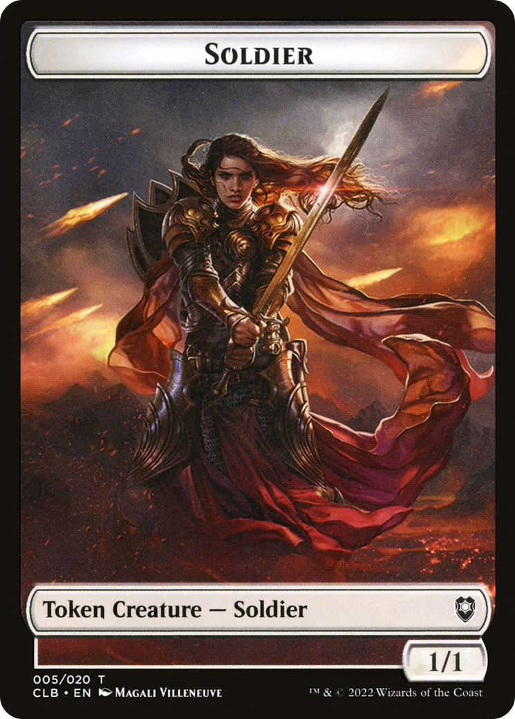 Soldier (TCLB-005) - Battle for Baldur's Gate Tokens Foil
