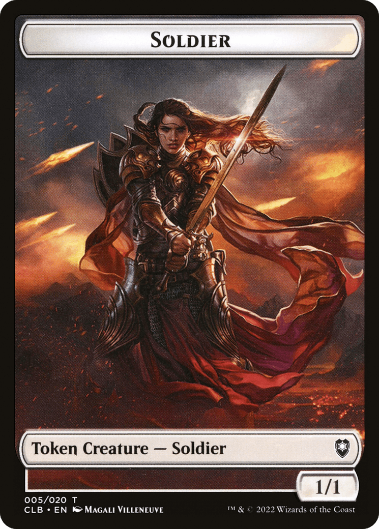 Soldier (TCLB-005) - Battle for Baldur's Gate Tokens Foil