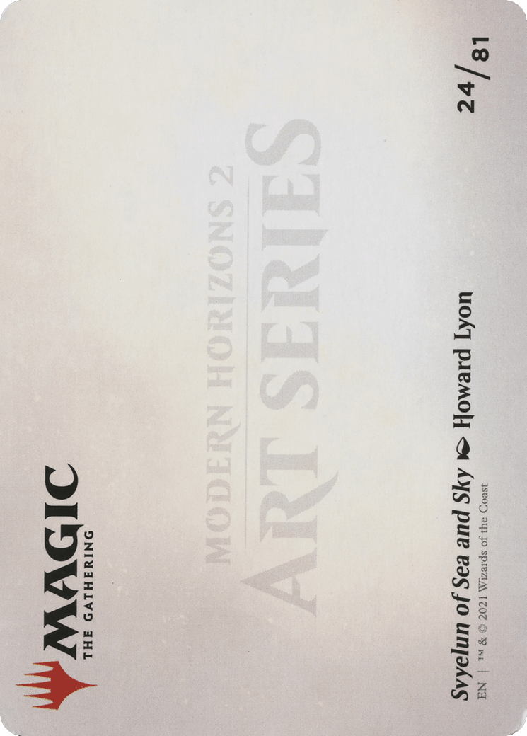 Svyelun of Sea and Sky // Svyelun of Sea and Sky (AMH2-024) - Modern Horizons 2 Art Series (Borderless)