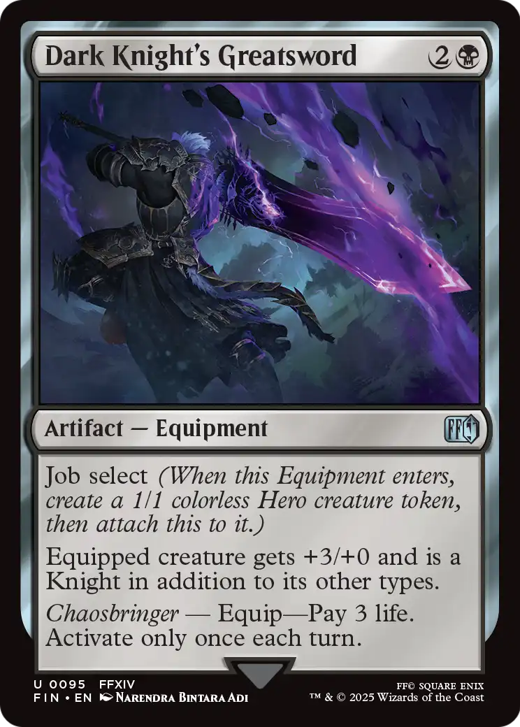 Dark Knight's Greatsword (095) [FINAL FANTASY]  Foil