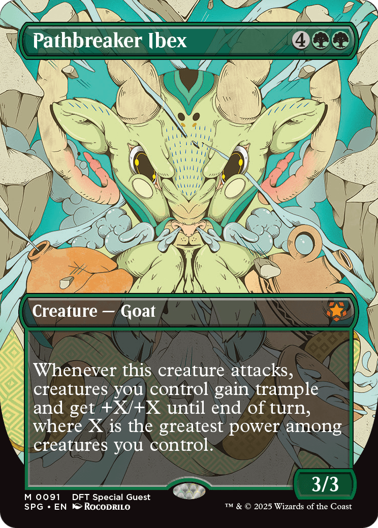 Pathbreaker Ibex (091) [Special Guests]  (Borderless) Foil