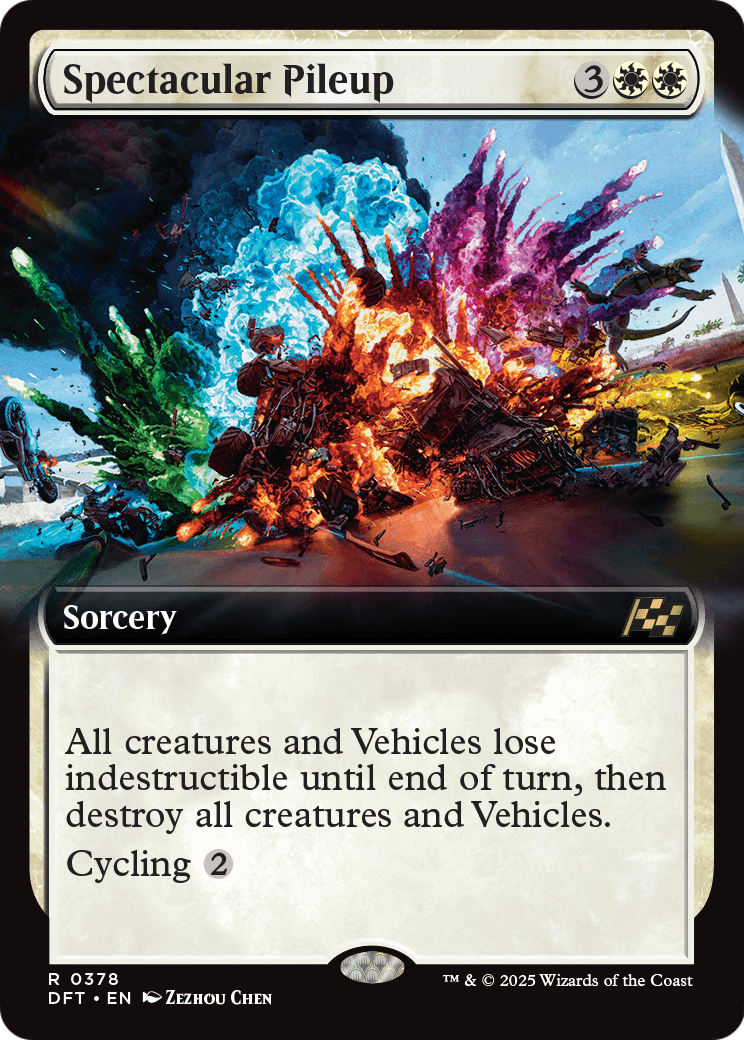 Spectacular Pileup |  Foil (378) [Aetherdrift]