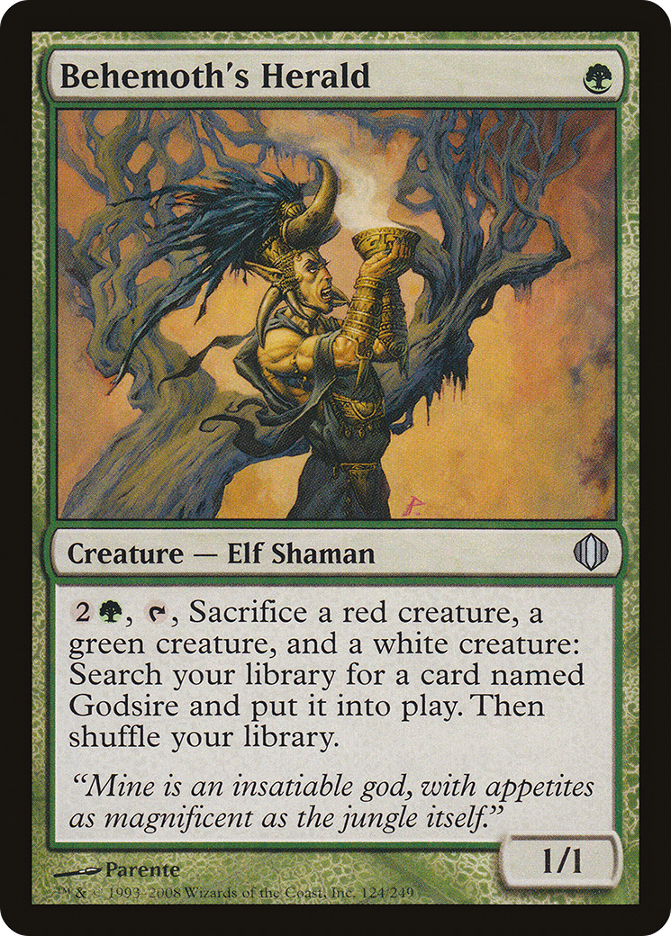 Behemoth's Herald [Shards of Alara] Foil