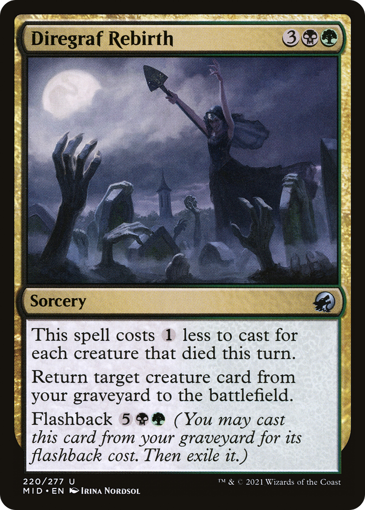 Diregraf Rebirth [Innistrad: Midnight Hunt] Foil
