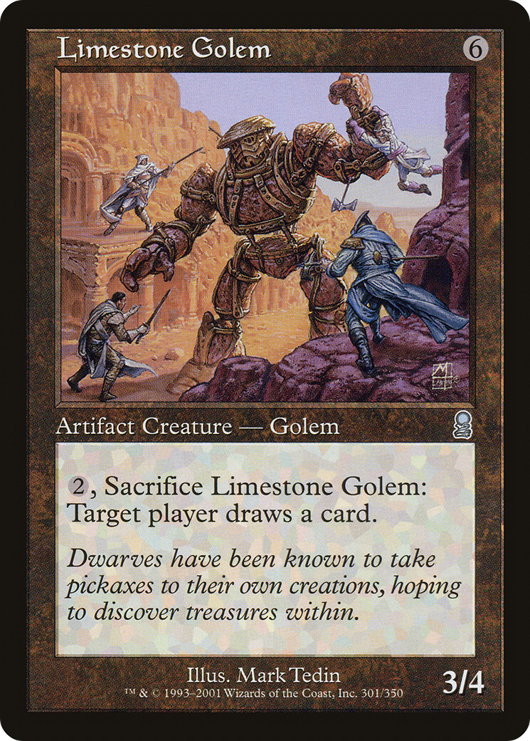 Limestone Golem [Odyssey] Foil