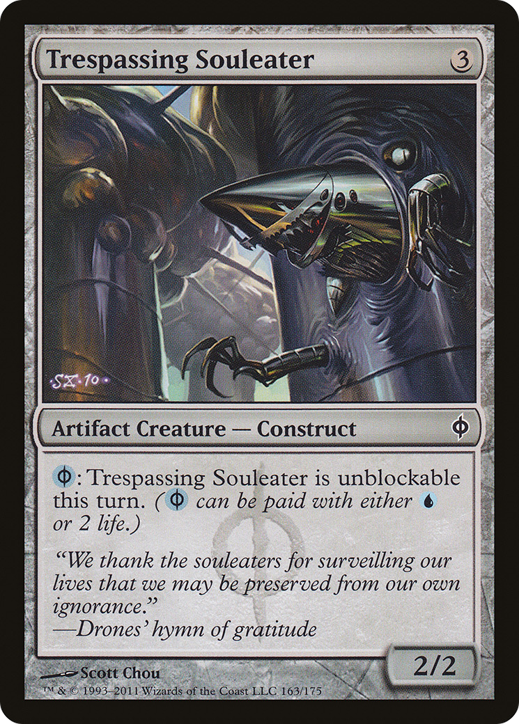 Trespassing Souleater [New Phyrexia] Foil